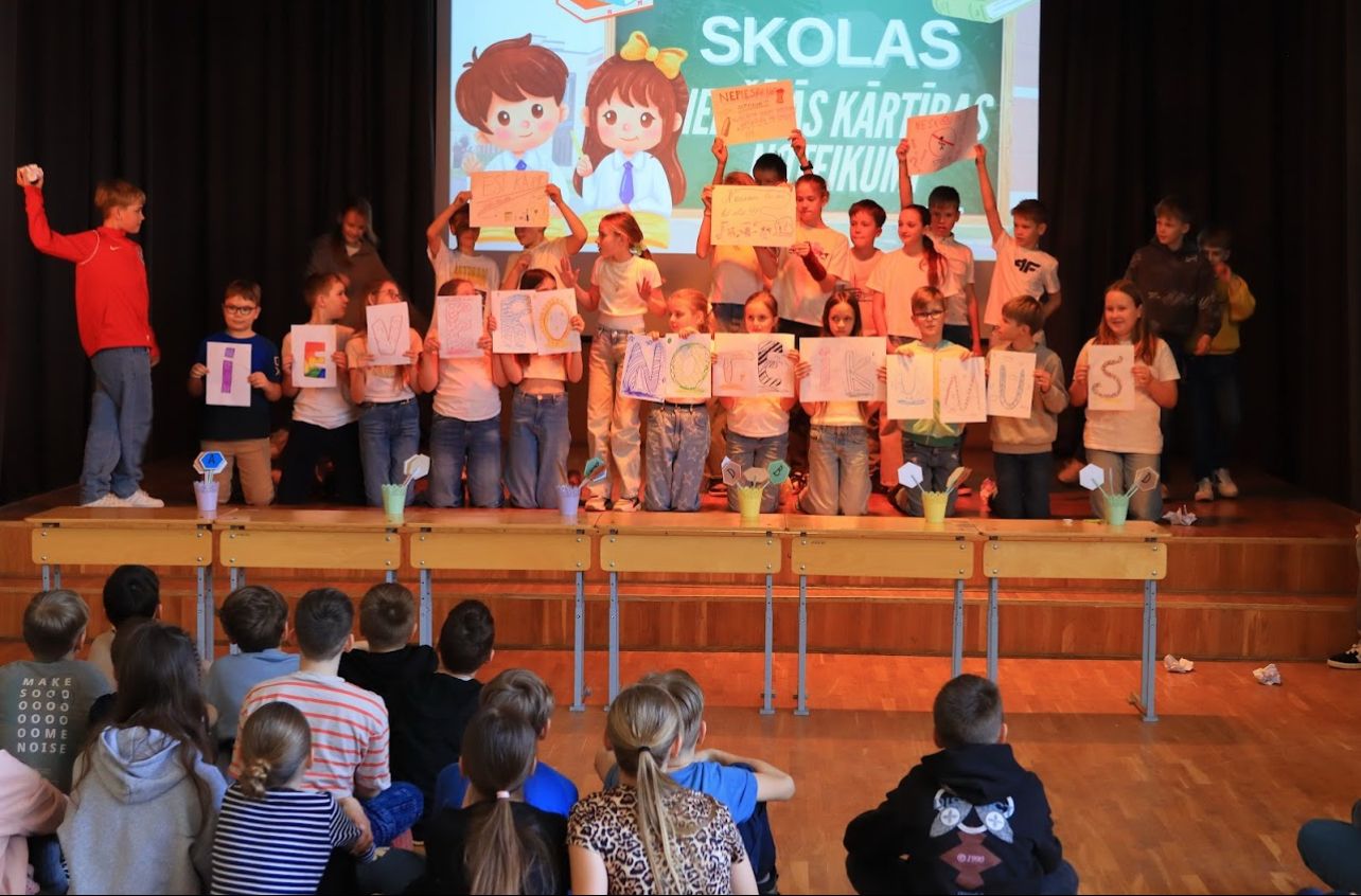 Esi pie''''''''ņemts pamatskolā
