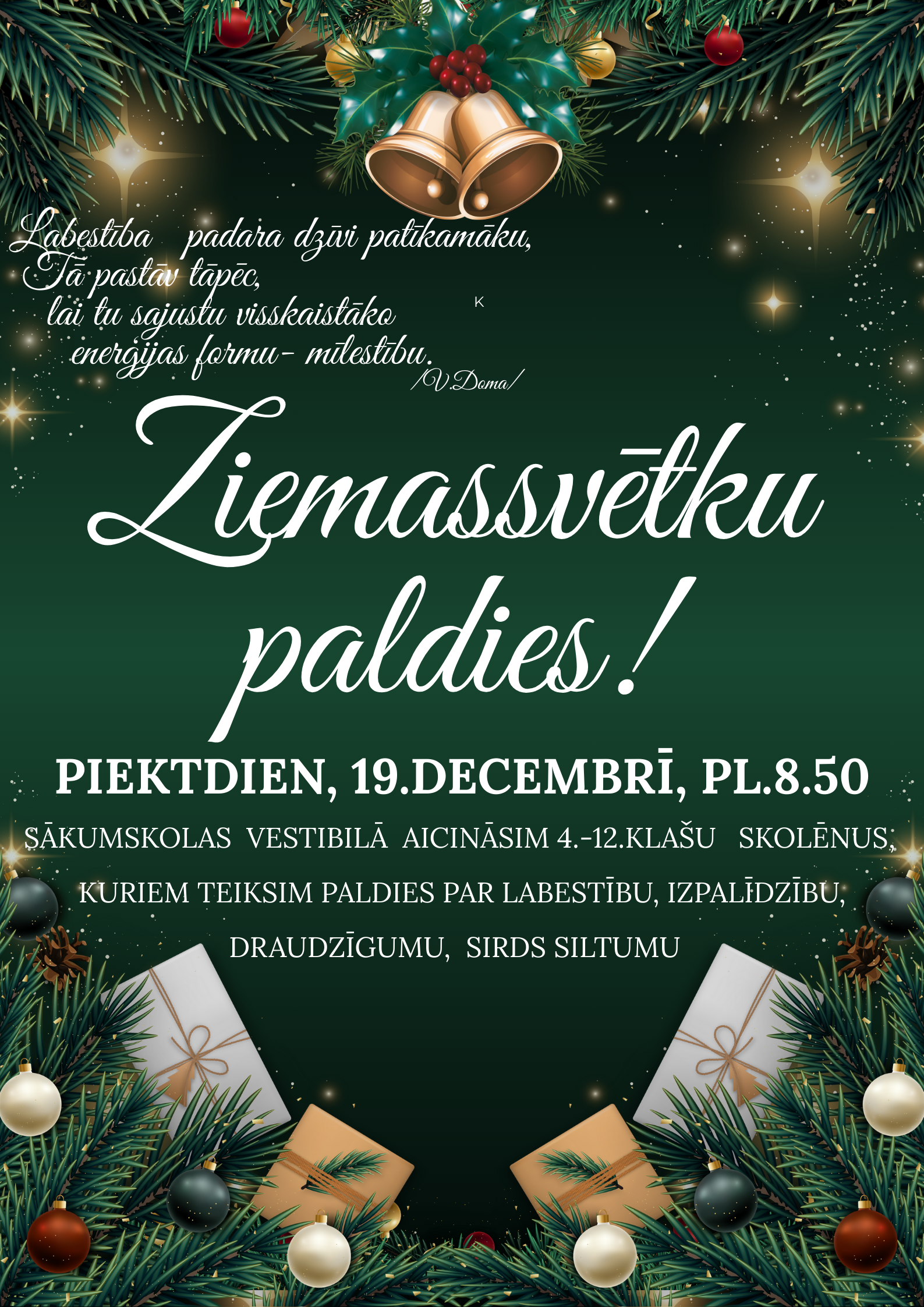Ziemassvētku paldies