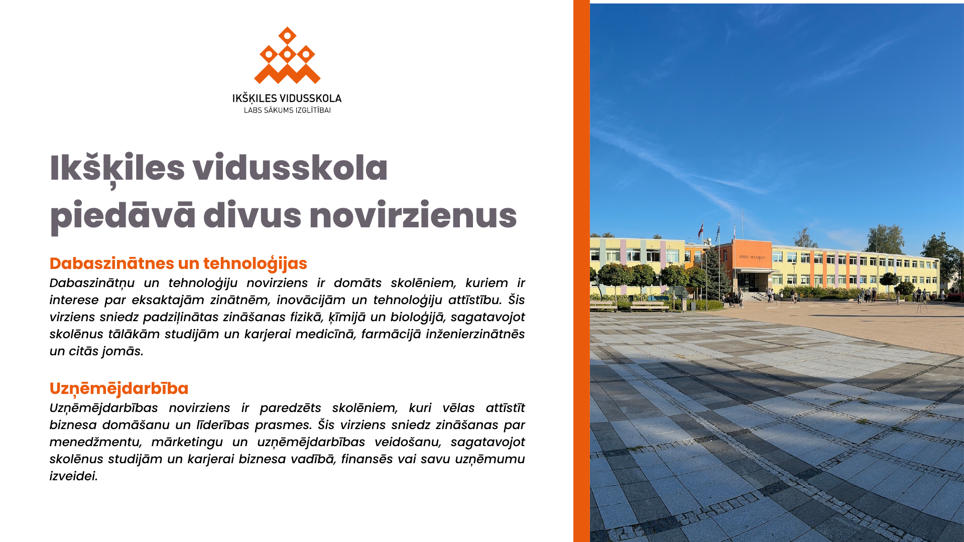 Programmas vidusskolai