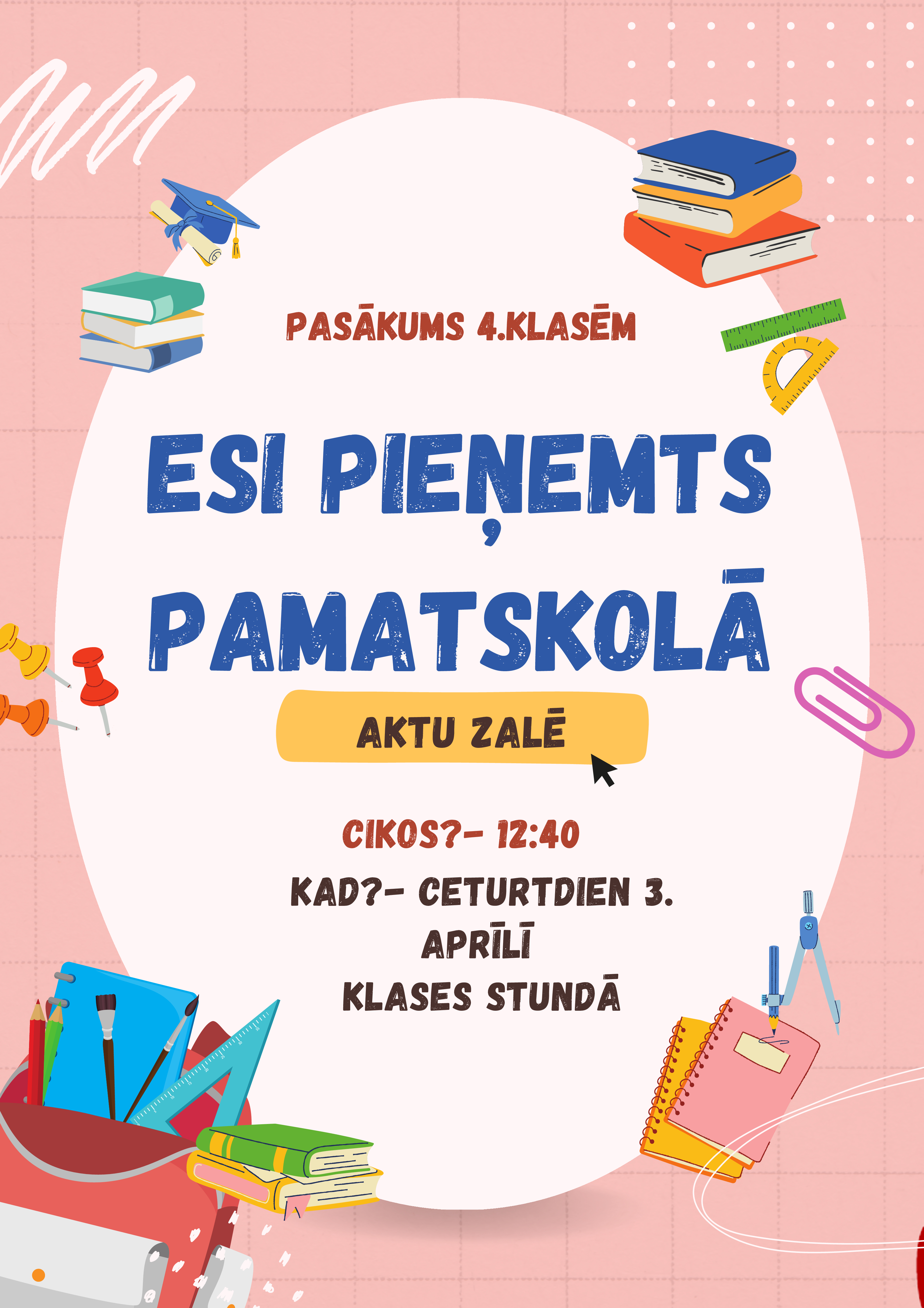 Pasākums 4.klasēm