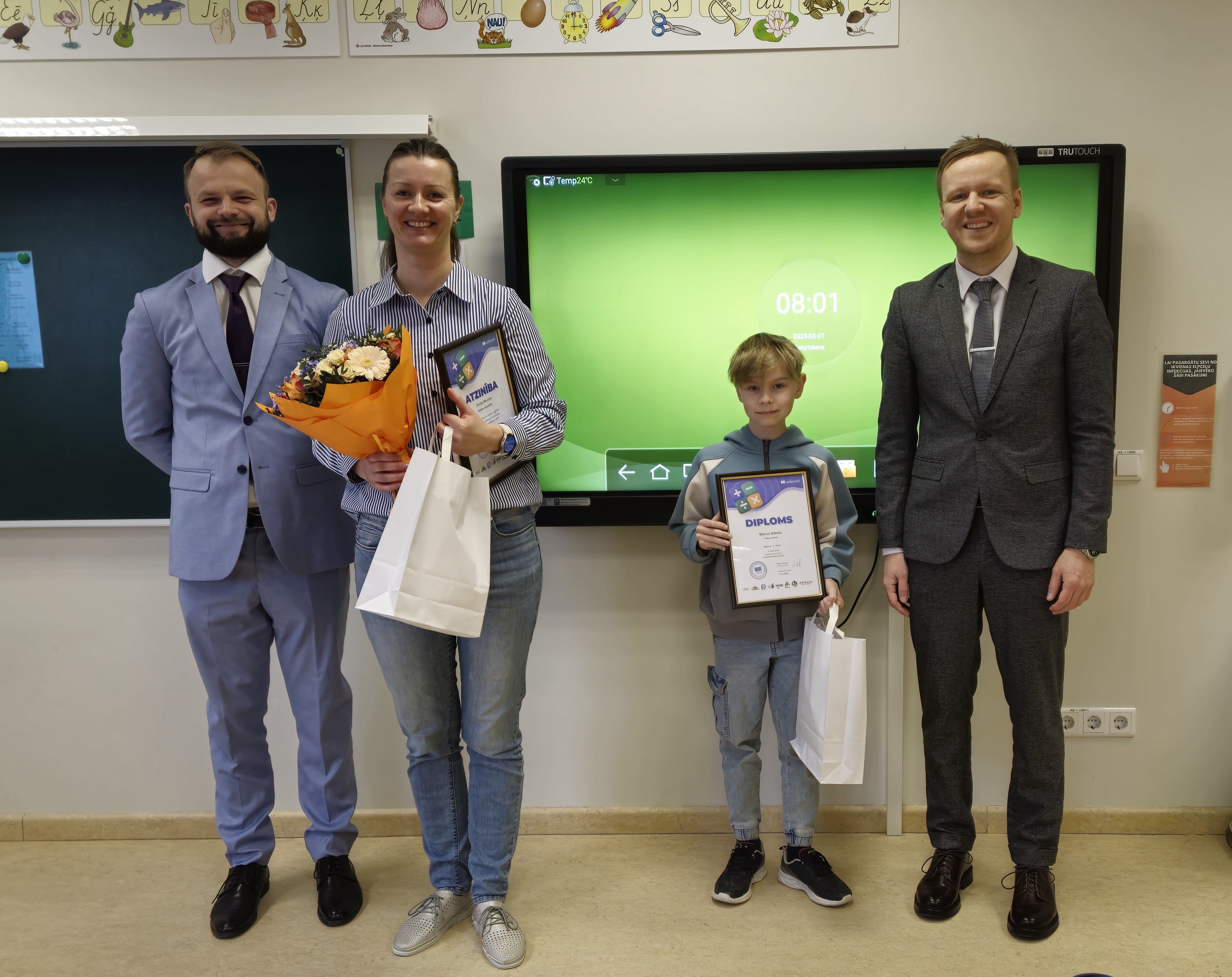 M.Kittelis saņem Matemātiskā ķēriena balvu