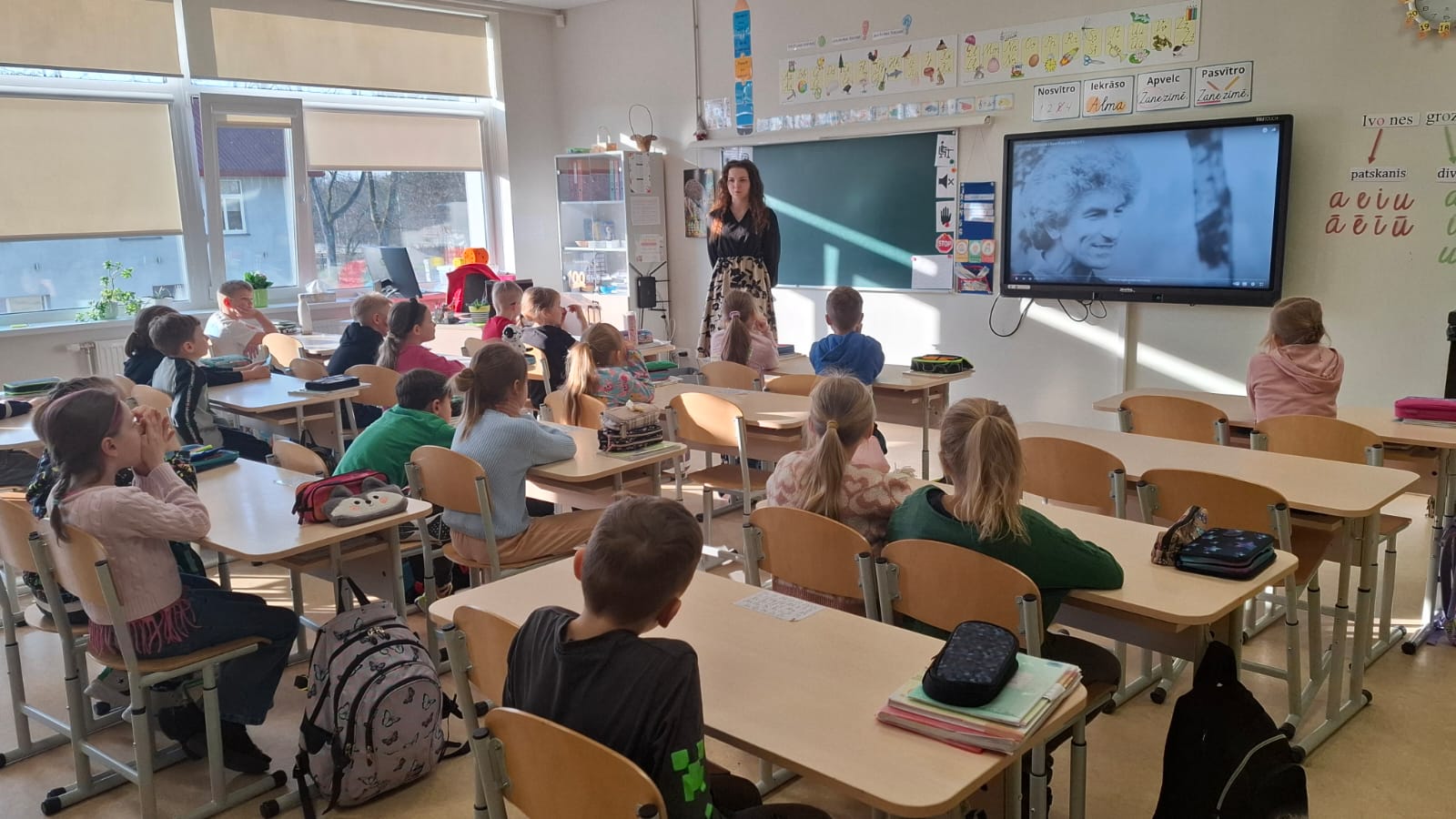 Ziedoņa klases nodarbība