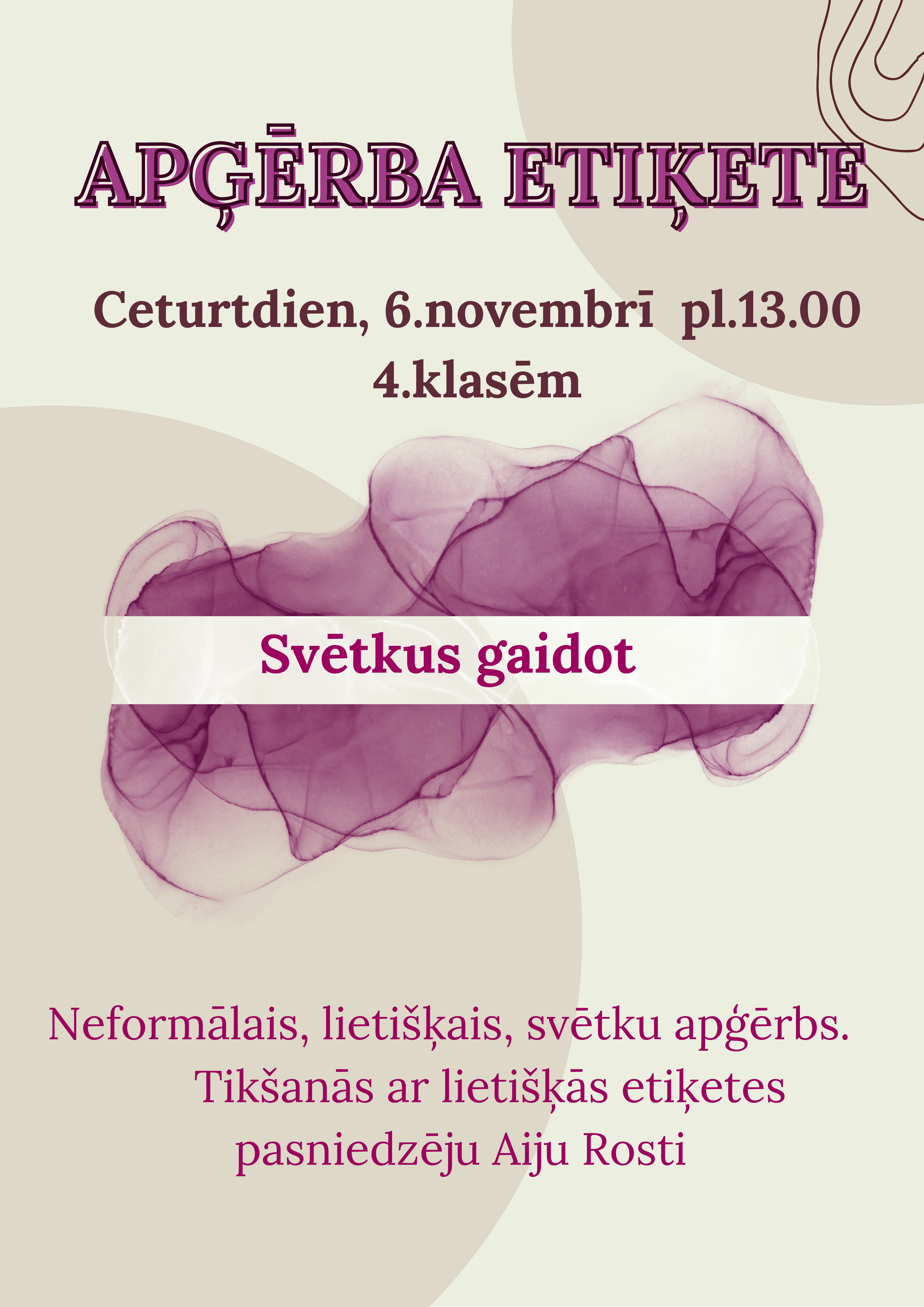 Lekcija par etiķeti