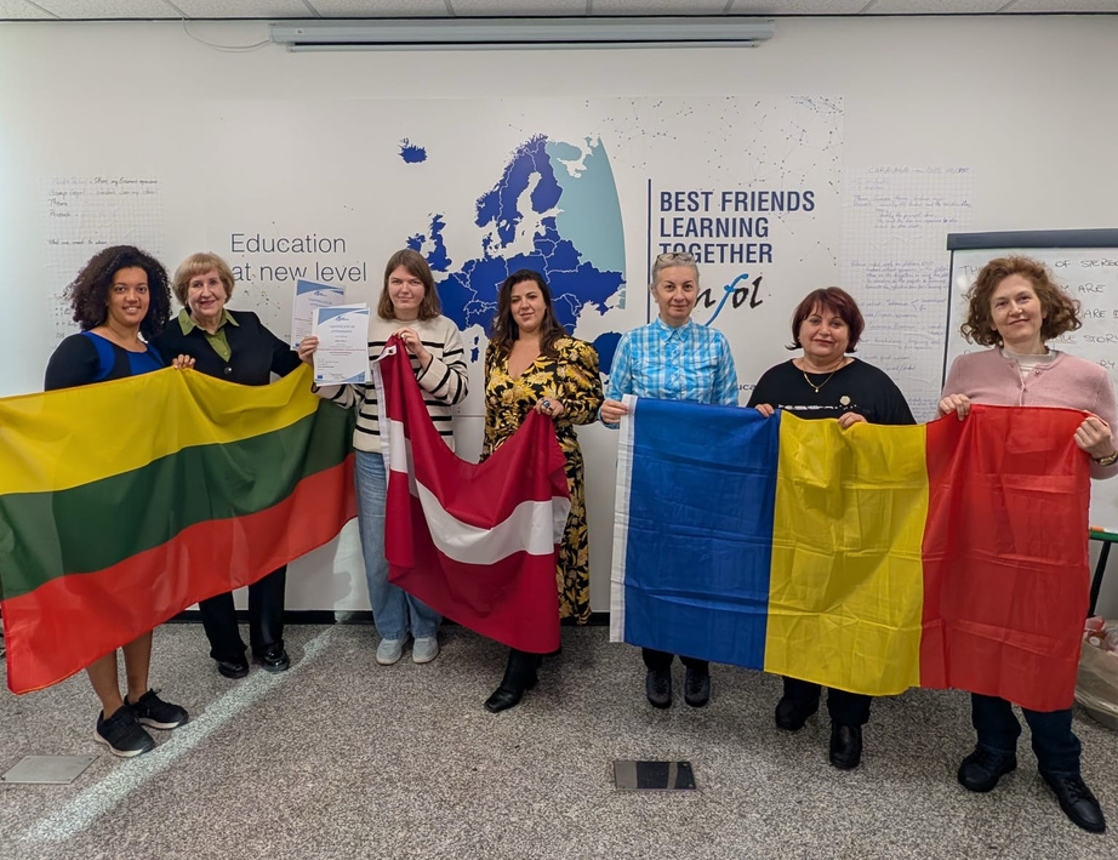 Skolotājas kursos Itālijā