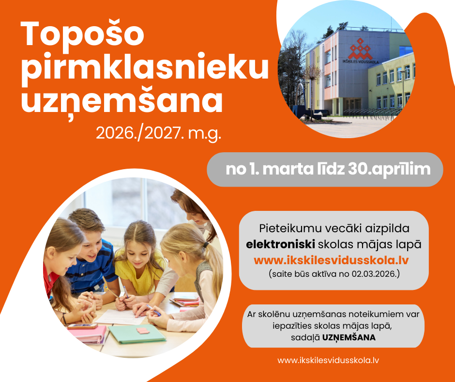 Pirmklasnieku uzņmešana